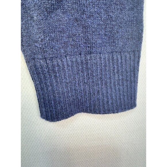 Banana Republic Mens Knit 1/4 Button-Up Sweater XL Navy Blue - Picture 8 of 11